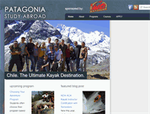 Tablet Screenshot of patagoniastudyabroad.com
